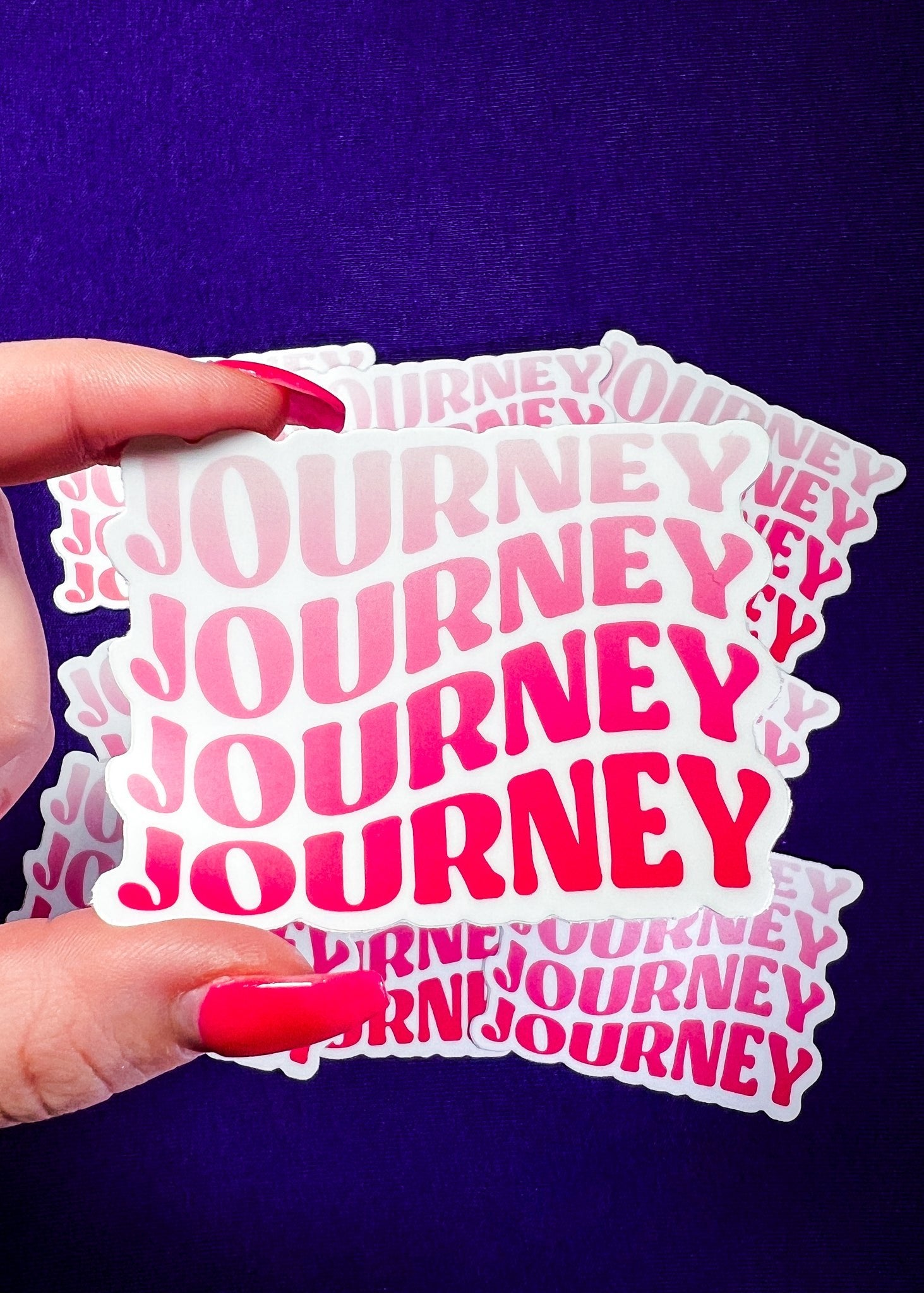 Journey Wavy Sticker - Journey Merch - Journey Dance Competition