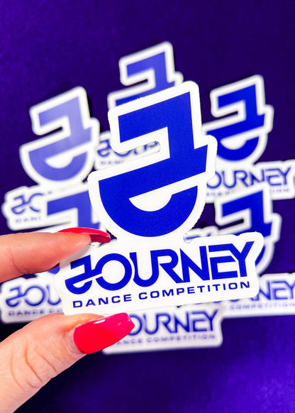 Journey Logo Sticker - Journey Merch - Journey Dance Competition
